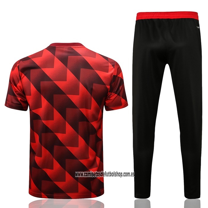 Chandal del Bayern Munich 22-23 Manga Corta Rojo